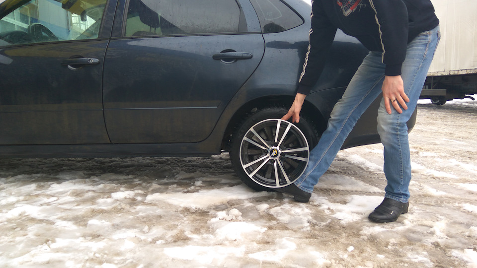 #59. Новые диски и резина на лето. — Lada Гранта, 1,6 л, 2013 года ...