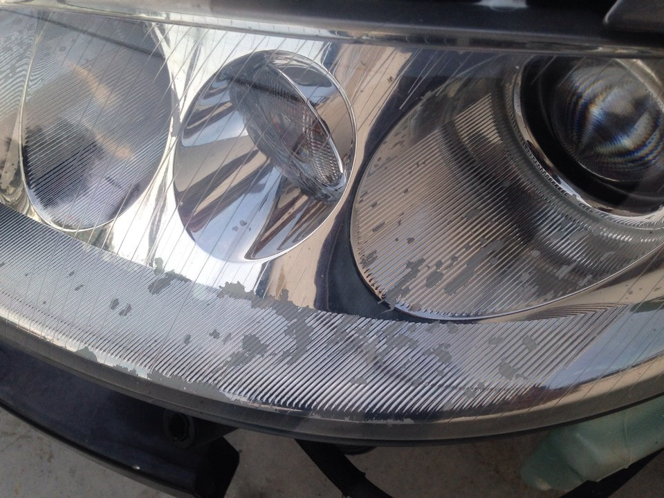 Мытье фар — Volkswagen Passat B5, 2 л, 2003 года | наблюдение | DRIVE2