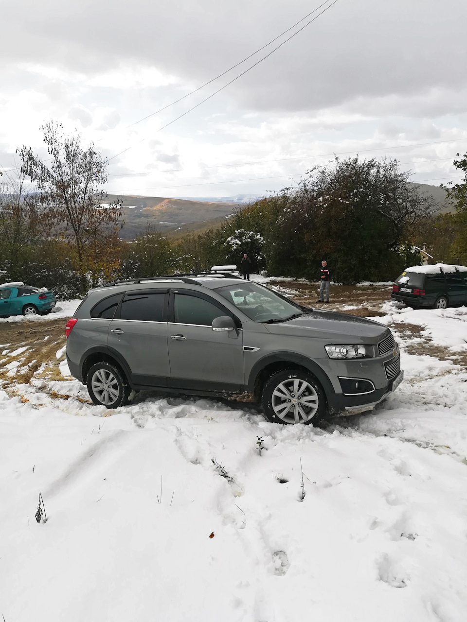 Зимняя резина Bridgestone Blizzak LM-80 235 55 R18 и обновление блоков эбу  — Chevrolet Captiva (1G), 2,2 л, 2014 года | шины | DRIVE2