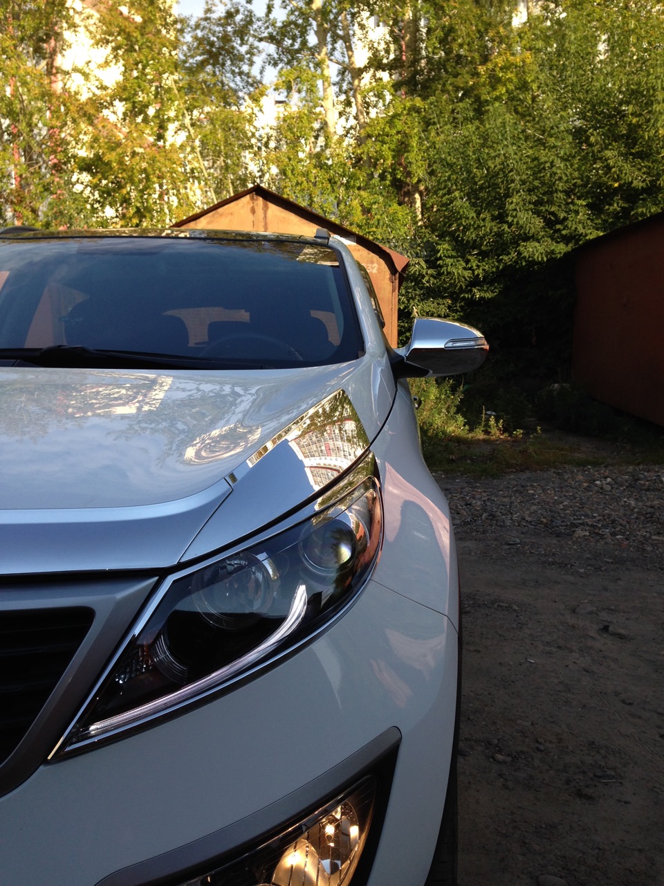 Как затюнинговать зеркала заднего вида Kia Sportag 3 (сборка Ю. Корея ...