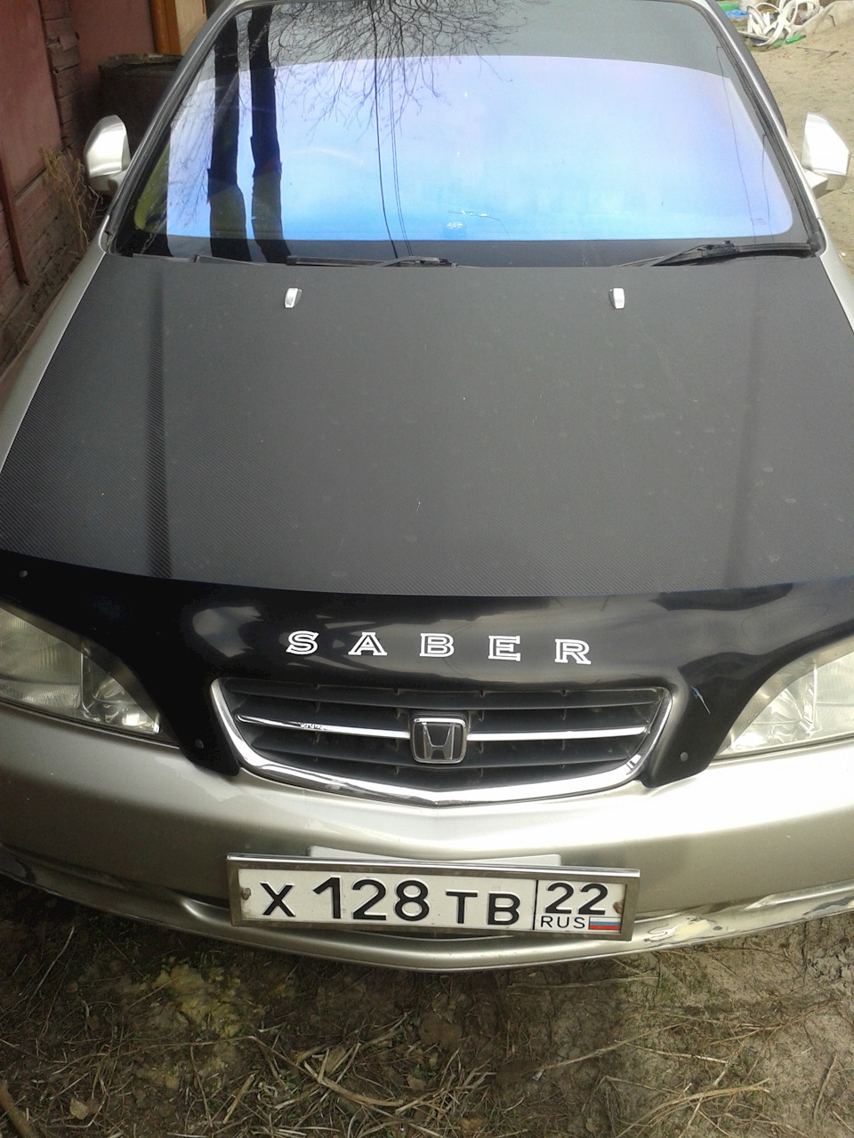 Тонировка лобового стекла атермальной пленкой хамелеон — Honda Saber ...