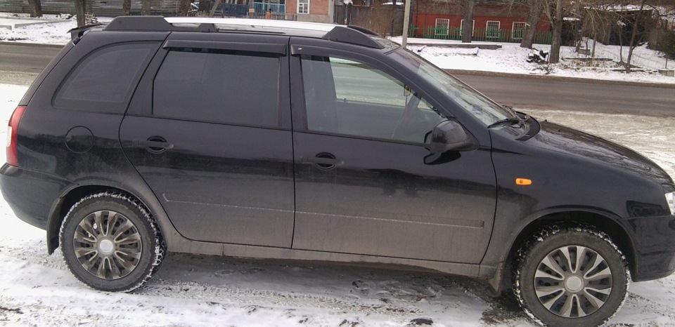 Рейлинги — Lada Калина Универсал (1G), 1,6 л, 2012 года | тюнинг | DRIVE2