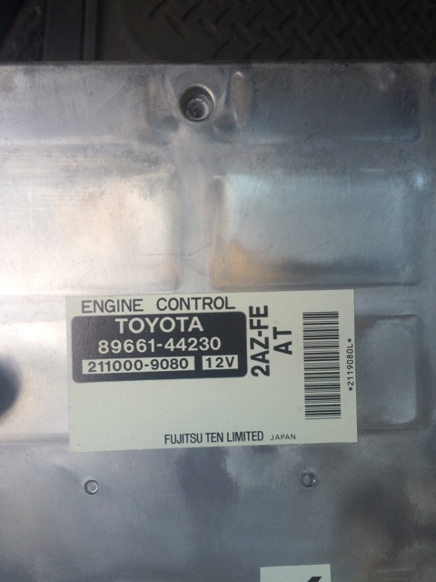 8966144230 Блок управления двигателем Ipsum 2003 ACM21 TOYOTA LEXUS ...