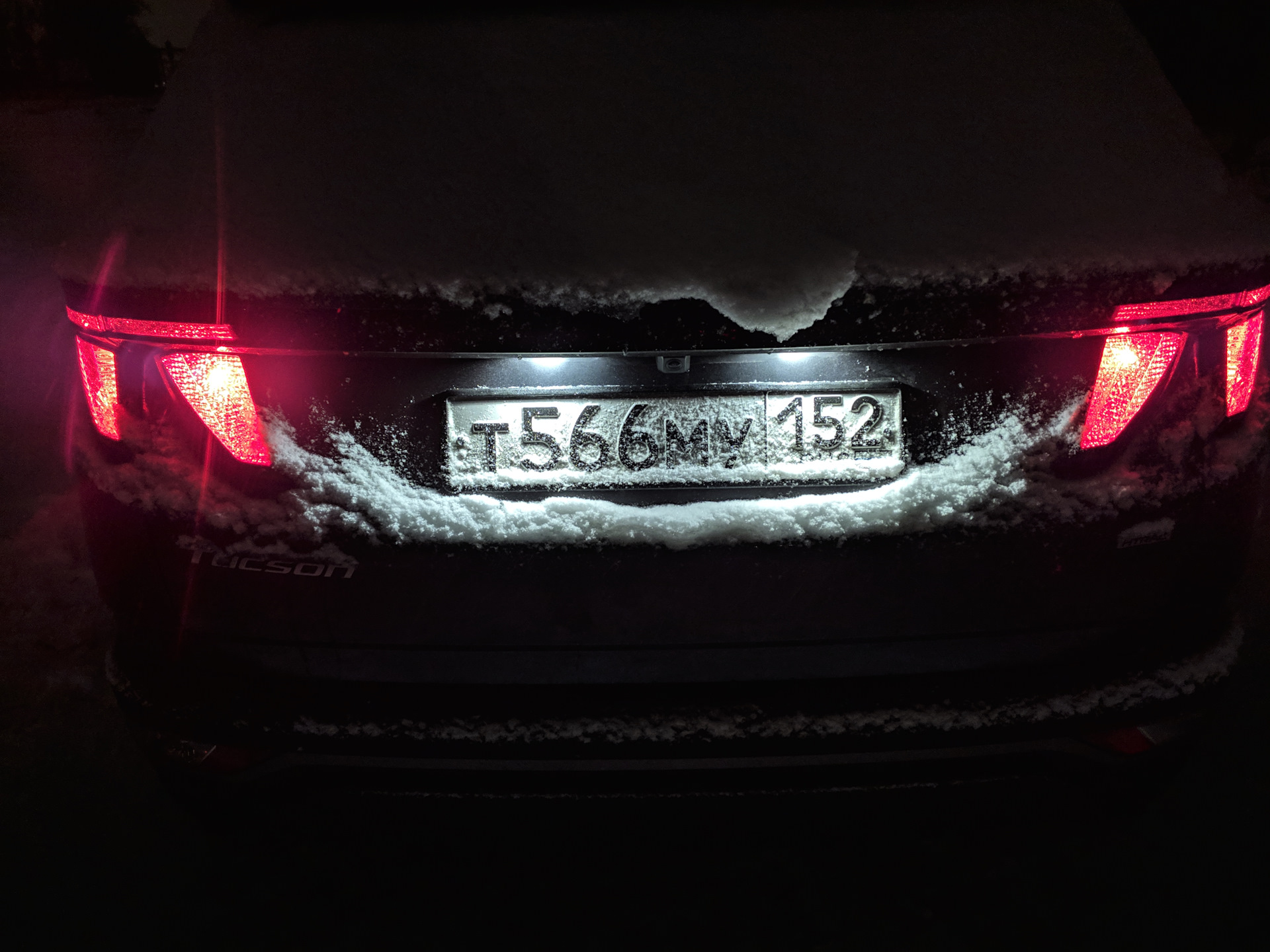 4️⃣🔧Замена ламп подсветки гос номера — Hyundai Tucson (4G), 2 л, 2021 ...