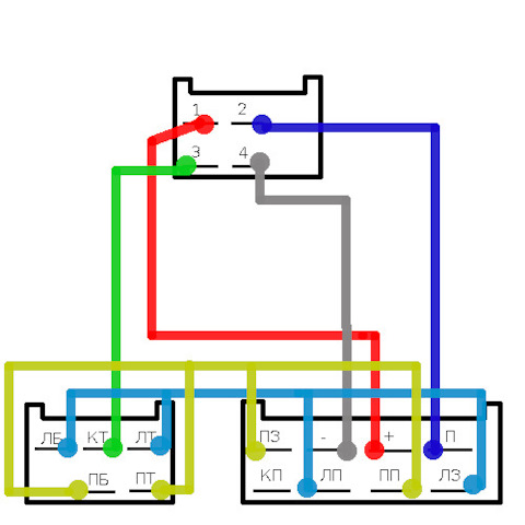 Реле поворотов камаз схема подключения 24 вольта