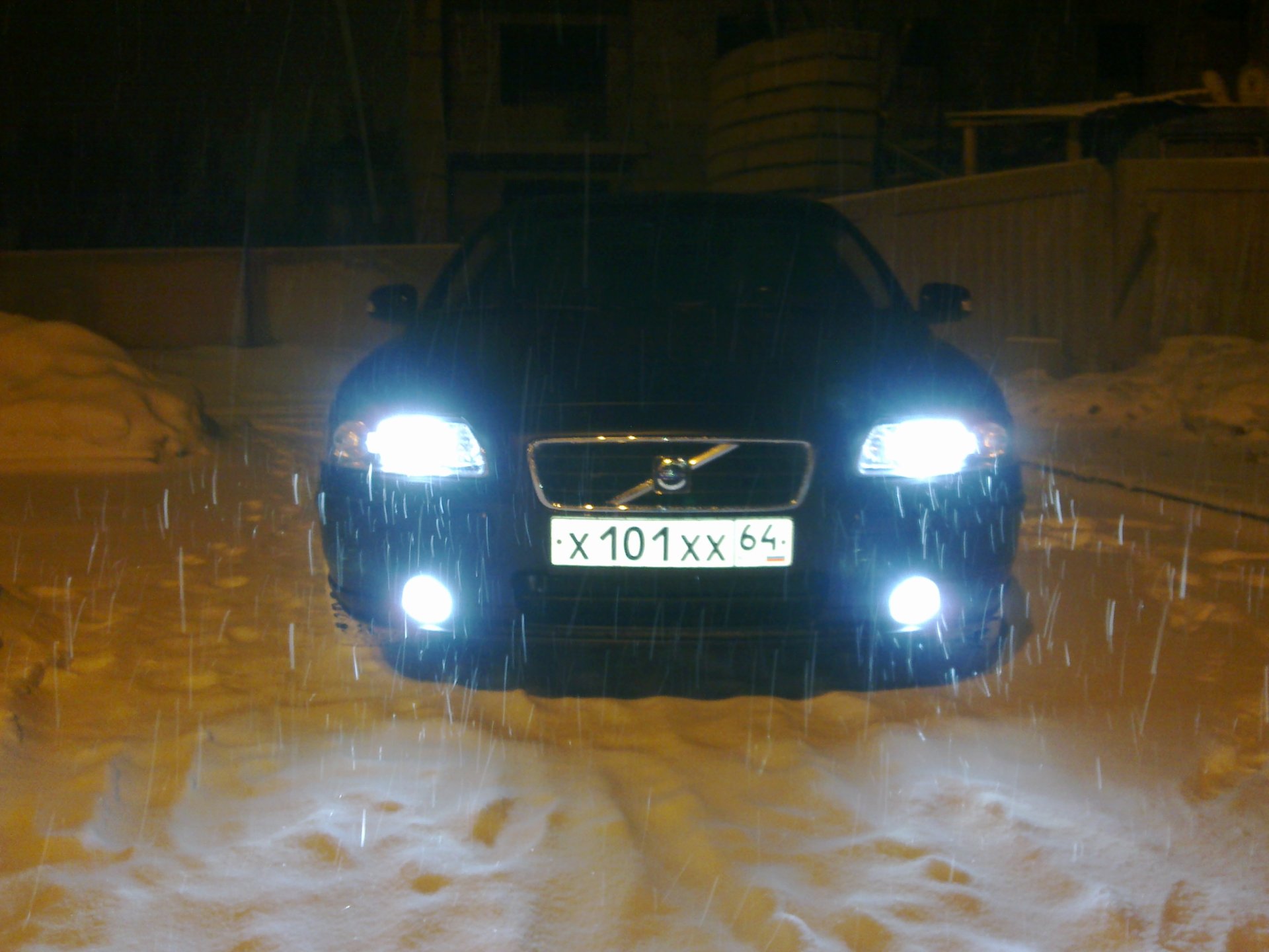 Volvo s40 ксенон вместо галогена