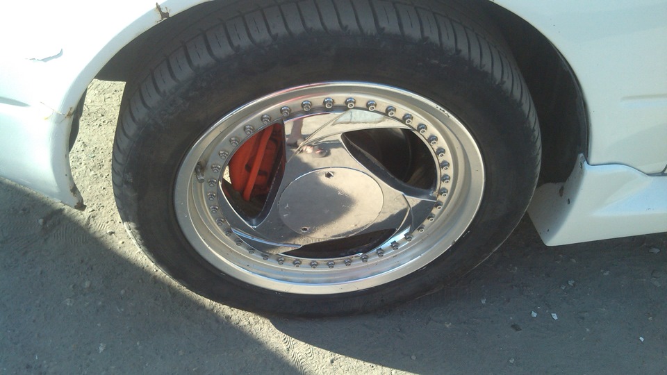 энкей хром 16" — Toyota Corolla Levin (AE110/111), 1,6 л, 1998 года ...