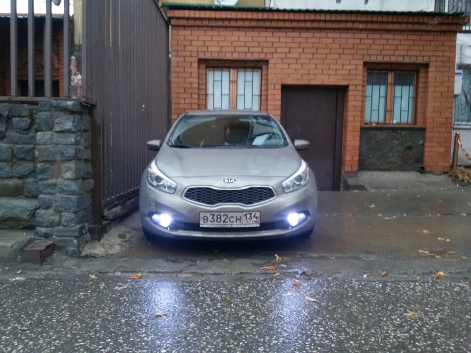 kia ceed jd лампы дхо