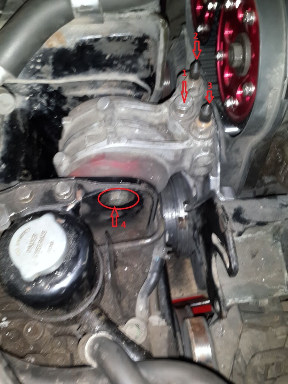 откручивал в такой последовательности — Mitsubishi Eclipse (2G)