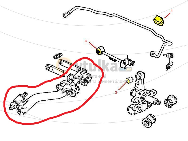 Honda cr v rd1 подвеска схема