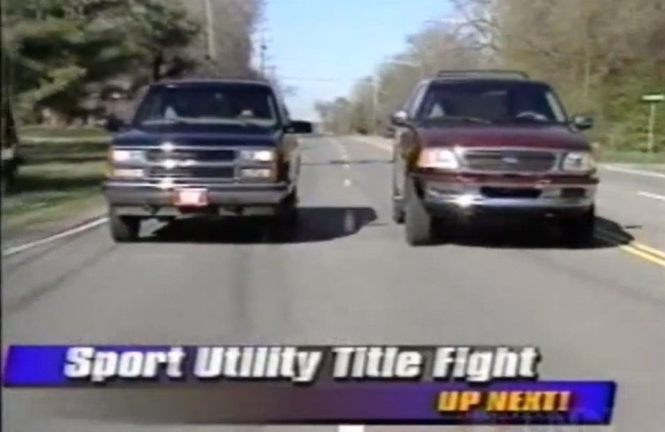 1997 обзор. Chevrolet Tahoe vs Ford Expedition.