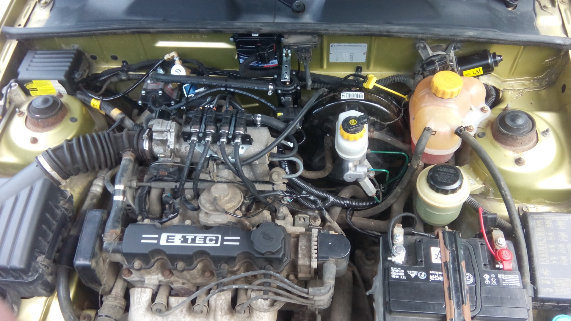 Chevrolet lanos установка