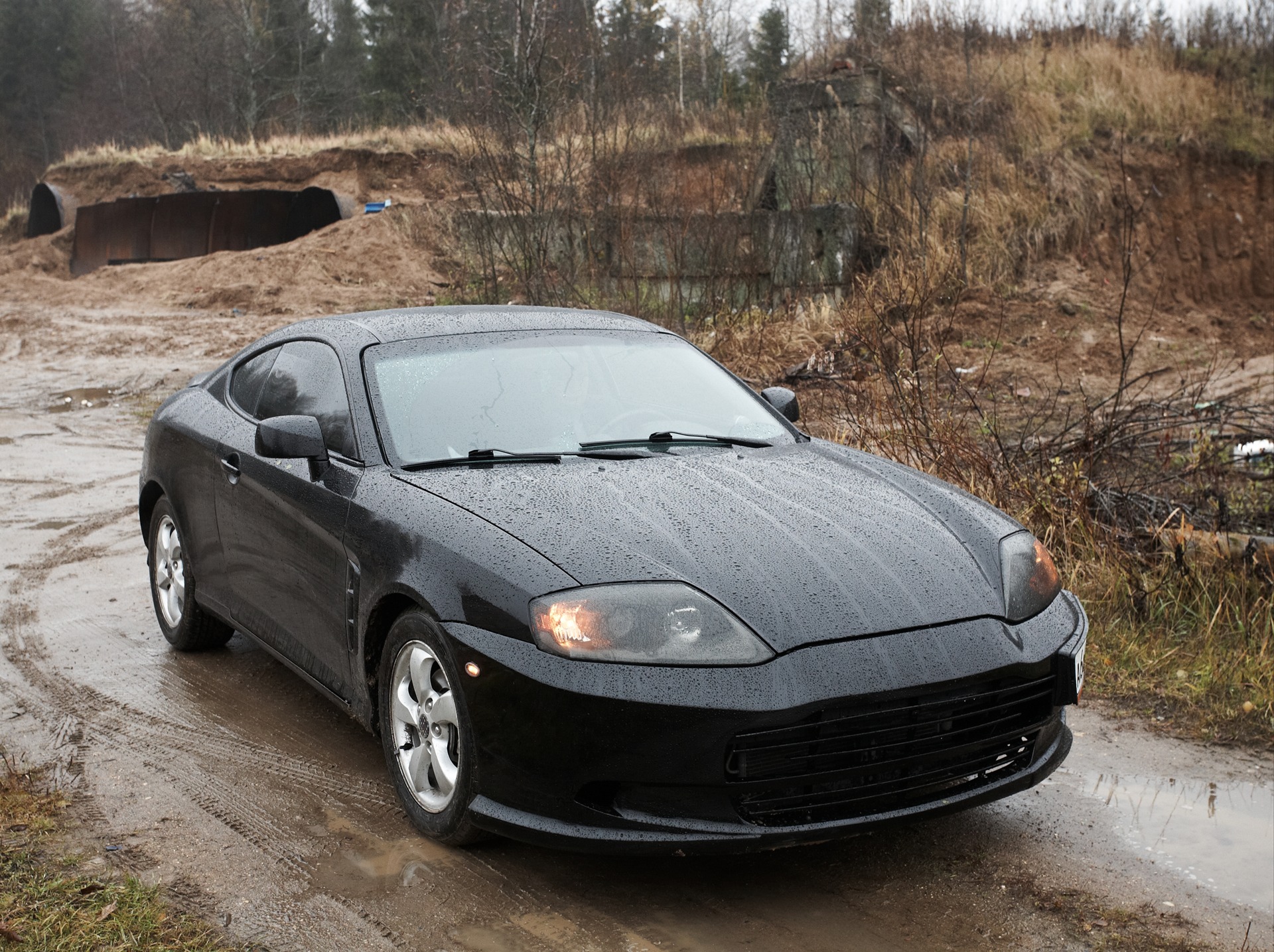 Hyundai Tiburon черный