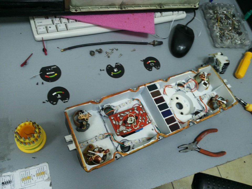 доработка панели приборов №2 — Lada 2107, 1,5 л, 1993 года | другое ...