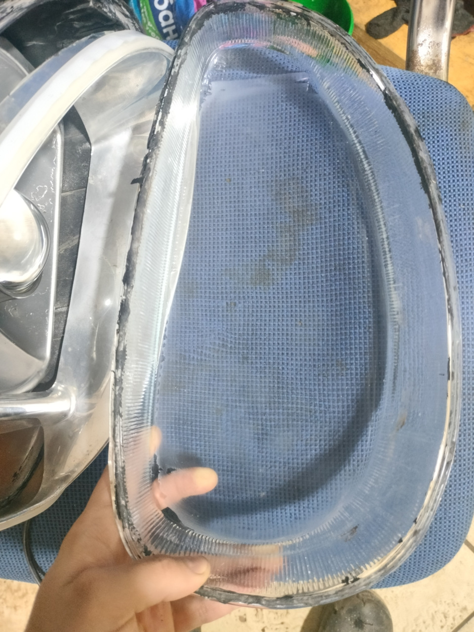 Результат после шлифовки — Opel Corsa B