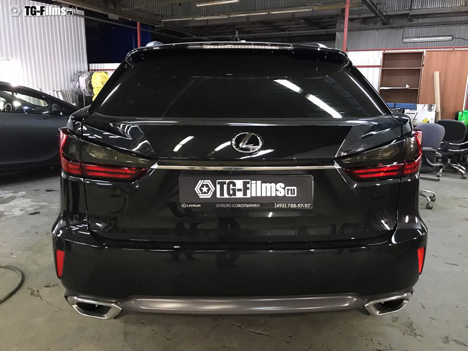 Lexus RX легкая тонировка задних фонарей — TG-Films АвтоВинил на DRIVE2