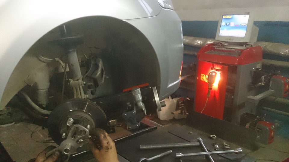 Статья №2.Расточка тормозных дисков, замена колодок — Chevrolet Aveo ...