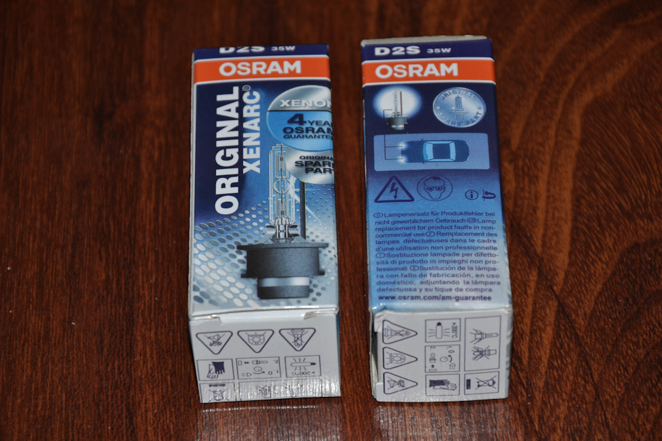 Лампы D2S OSRAM Original Xenarc — Hyundai Solaris (1G), 1,6 л, 2012 ...