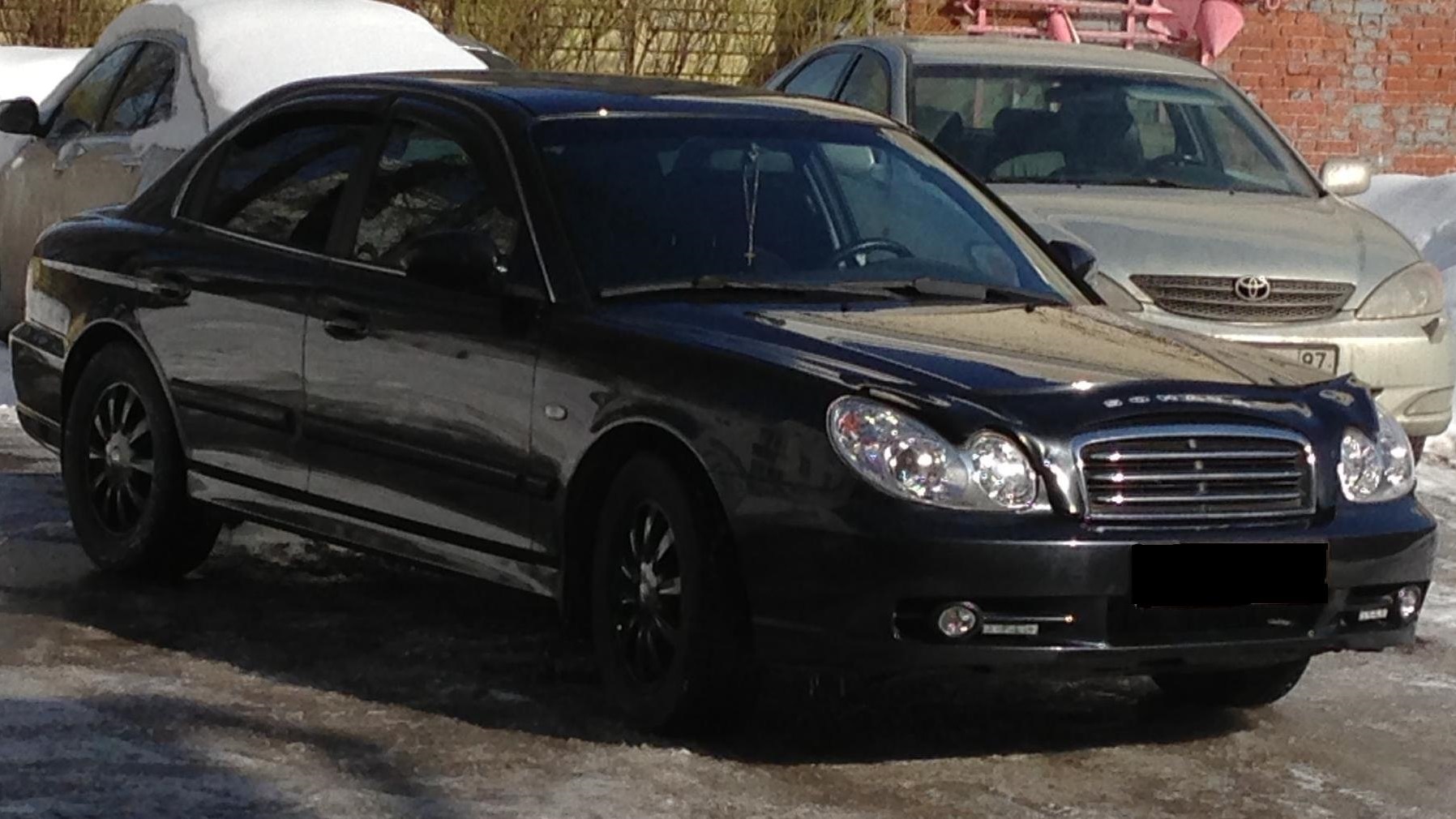 Hyundai Sonata IV (EF) 2.0 бензиновый 2007 | чёрная соната на DRIVE2