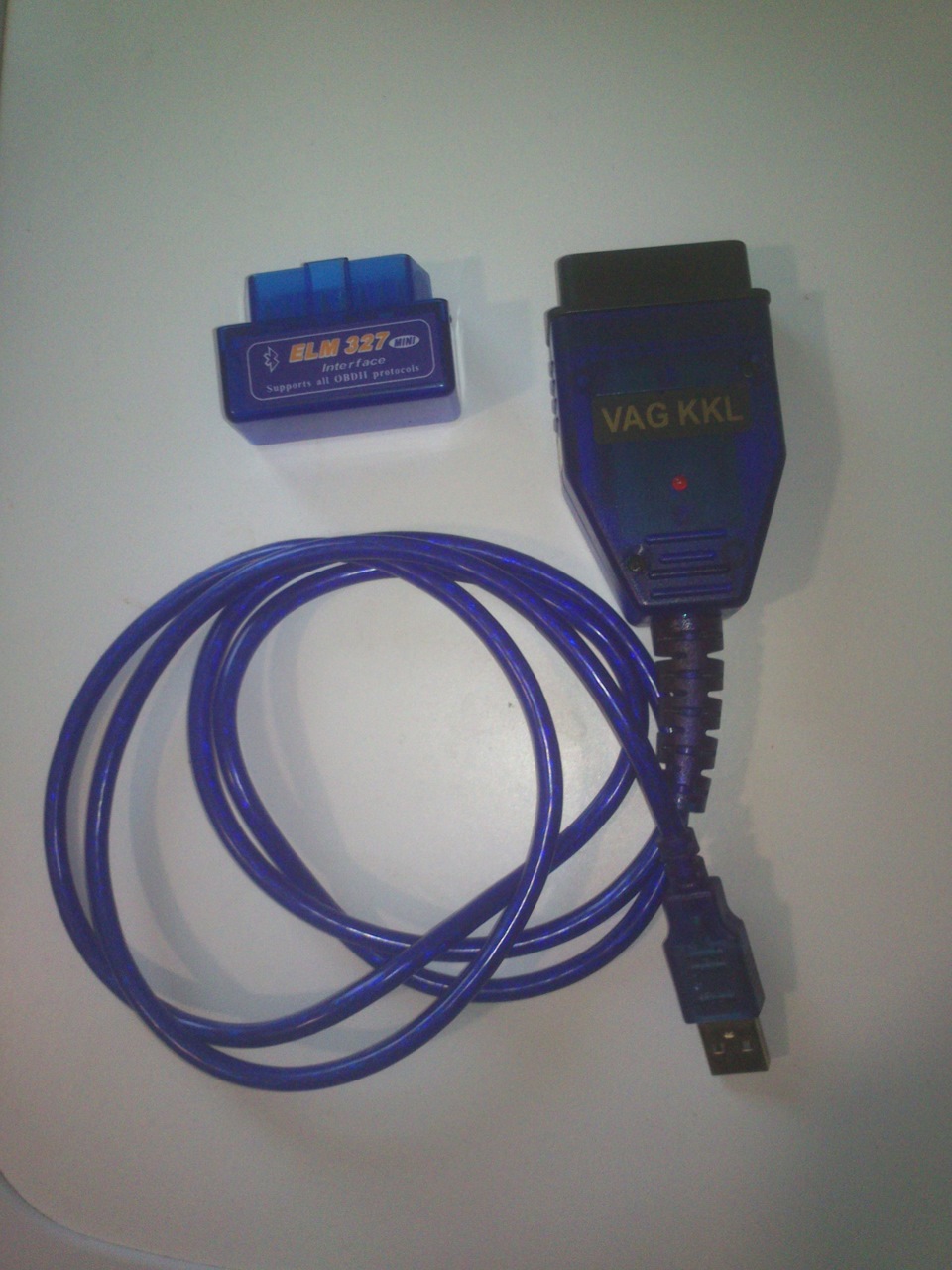 ELM327 v 1.5 OBD2 bluetooth mini и k line VAG COM KKL 409.1 — Lada 2108