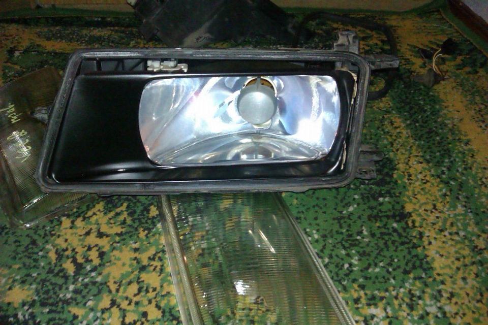 отражатели фар в чёрный — Opel Vectra A, 1,6 л, 1989 года | стайлинг ...