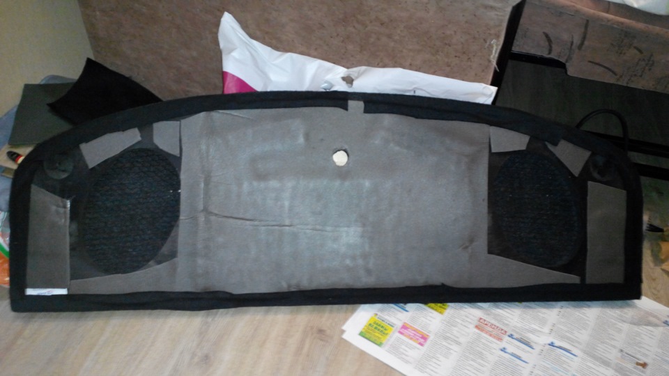 Покупка и установка колоночек и полки — Lada Приора седан, 1,6 л, 2014 ...