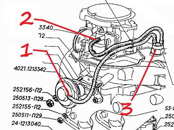 Подключения карбюратора газель 406. Вакуумные трубки ЗМЗ 406 карбюратор. Схема подключения вакуумных шлангов карбюратора к151д 406 двигатель. ЗМЗ 402 вакуумные шланги. Схема подключения вакуумных трубок карбюратора Газель 402 двигатель.