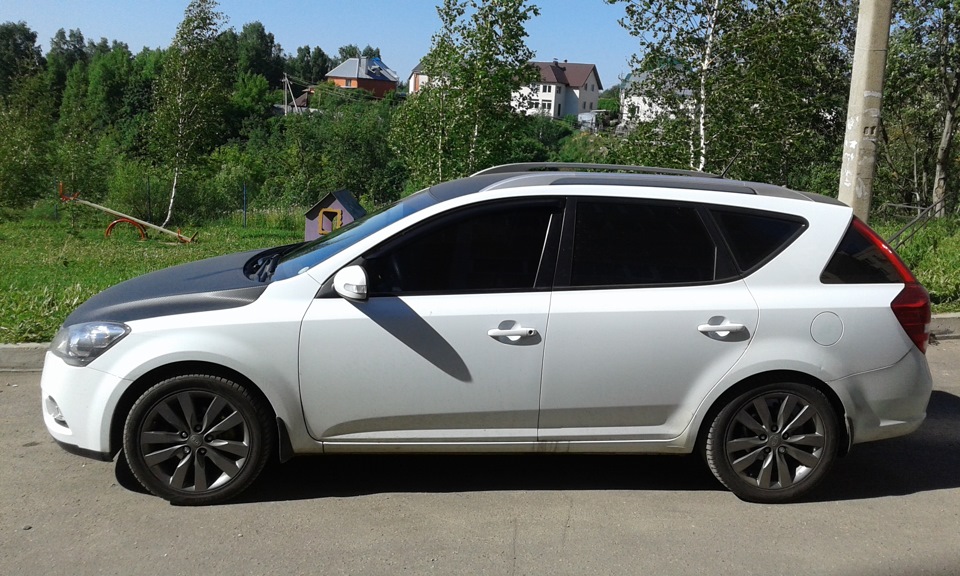 Тонировка передних стёкол — KIA Ceed SW (1G), 1,6 л, 2011 года | тюнинг ...
