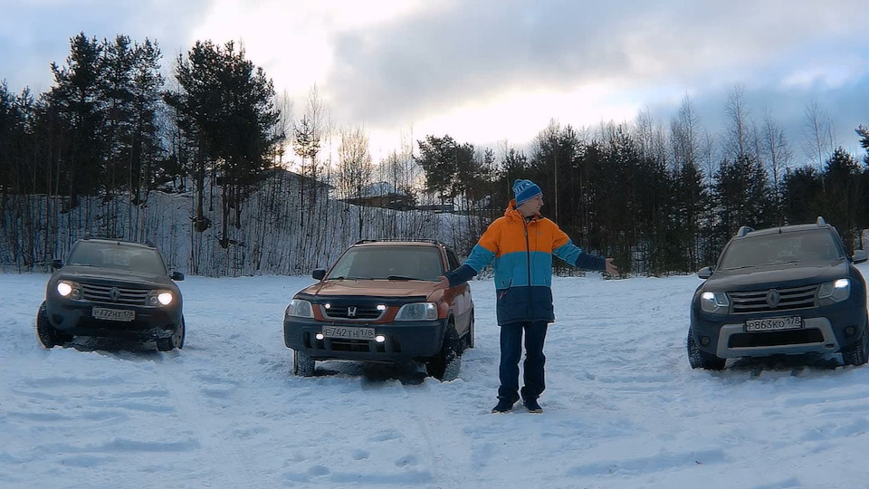 Видео: Renault Duster и Honda CR-V на бездорожье в Суоранде — Renault ...