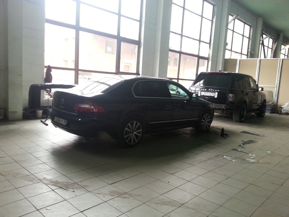 Атермальная тонировка — Skoda Superb Mk2, 1,8 л, 2012 года | визит на ...
