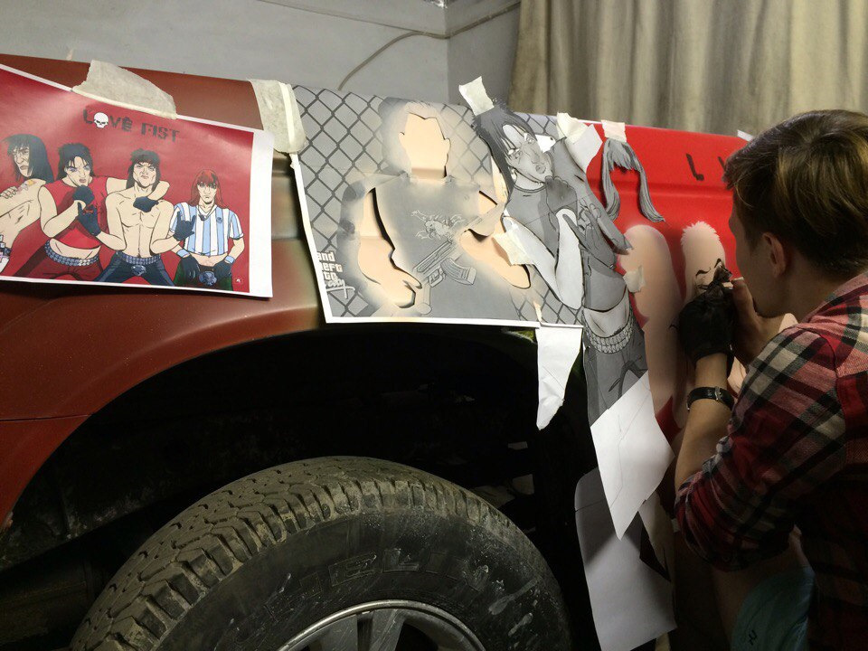 Аэрография ч.1 — Mazda B-Series VII, 2,5 л, 2005 года | стайлинг | DRIVE2