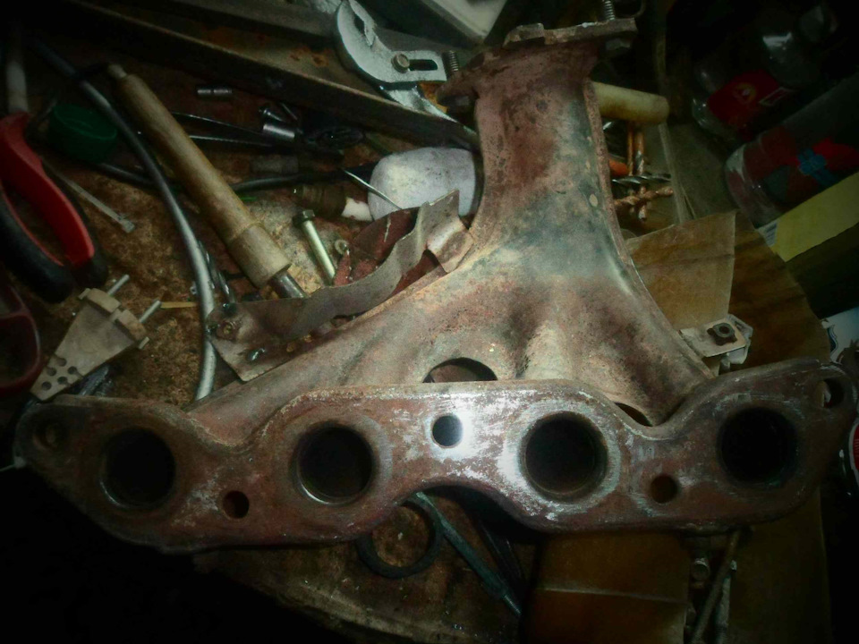 Англицкий выпускной коллектор 4A-FE LB чем болеет и как лечить ...