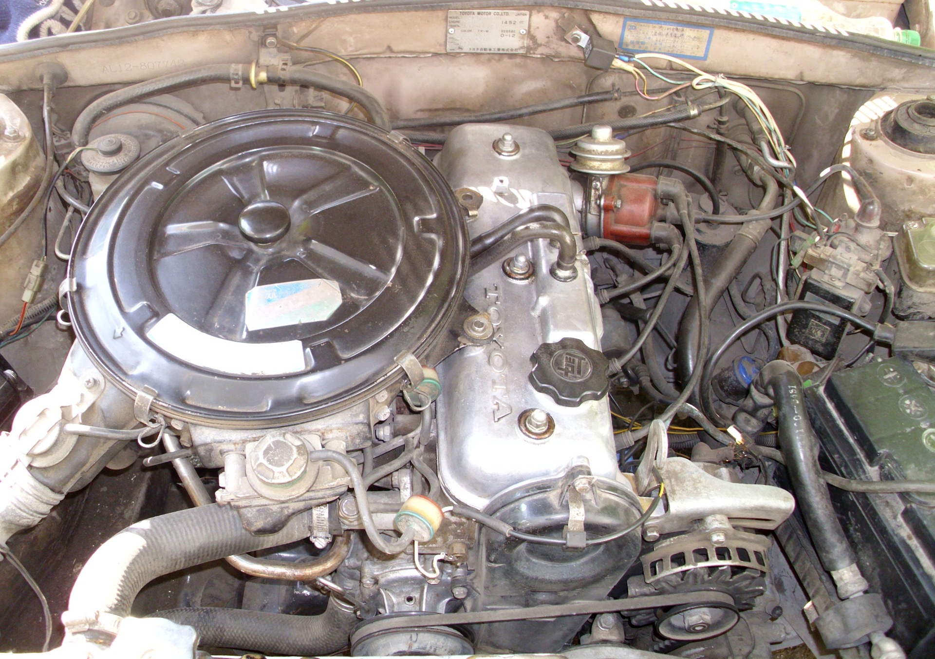 after engine repair  - Toyota Corsa 13L 1981