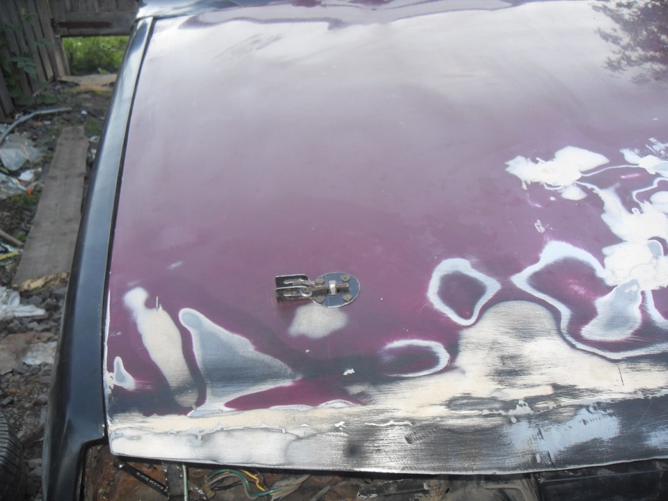 Самодельные замки на капот) — Lada 2109, 1,5 л, 1990 года | тюнинг | DRIVE2