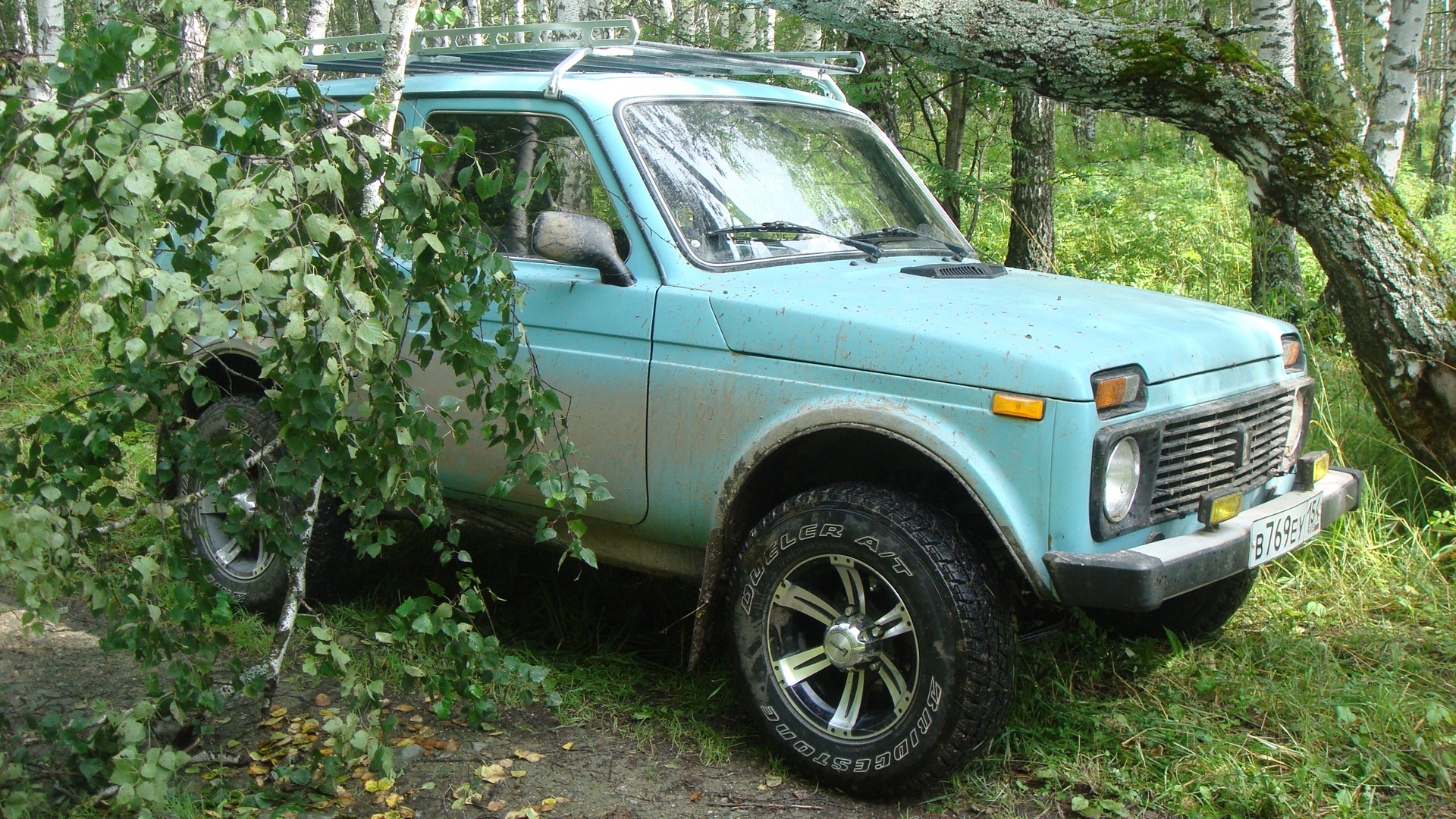 Lada 4x4 3D 1.7 бензиновый 2000 | Серо-зелёно-голубой на DRIVE2