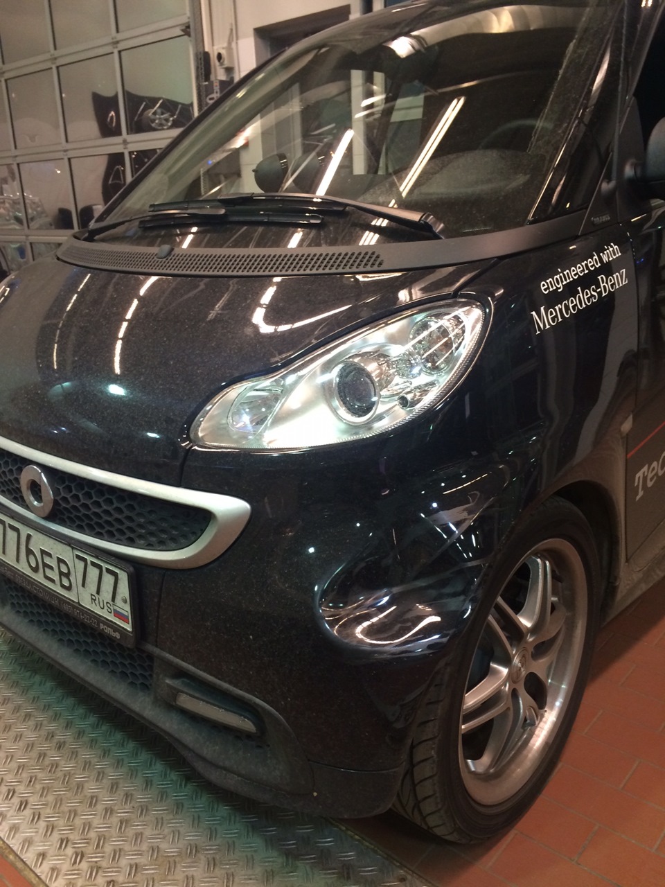 Притерли на парковке — Smart fortwo (2G), 1 л, 2014 года | ДТП | DRIVE2