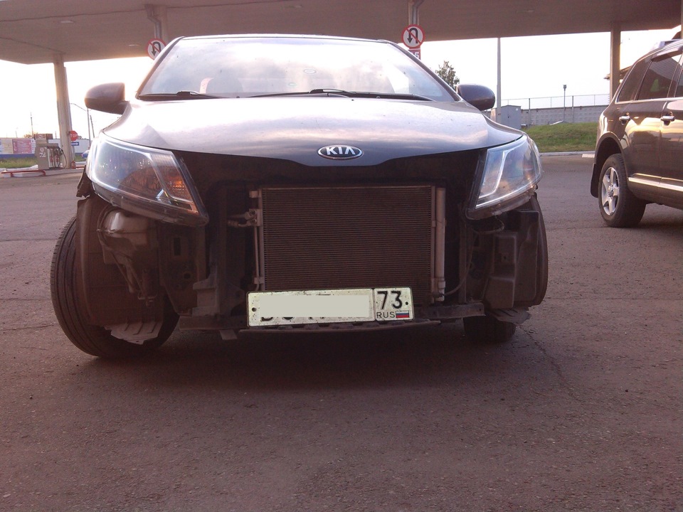 Прочистка радиатора — KIA Rio (3G), 1,4 л, 2013 года | своими руками ...