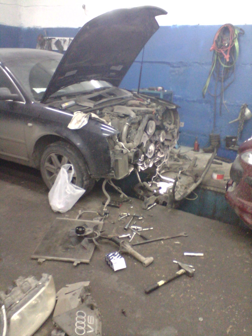 Замена ГРМ — Audi A6 (C5), 2,7 л, 2001 года | визит на сервис | DRIVE2