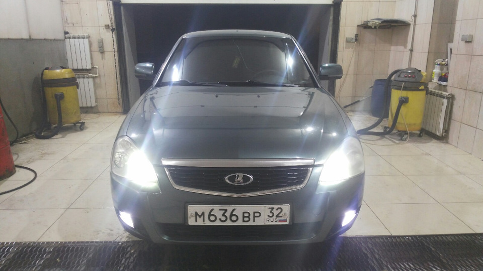LED в дальний, габариты и лампы заднего хода — Lada Приора седан, 1,6 л ...