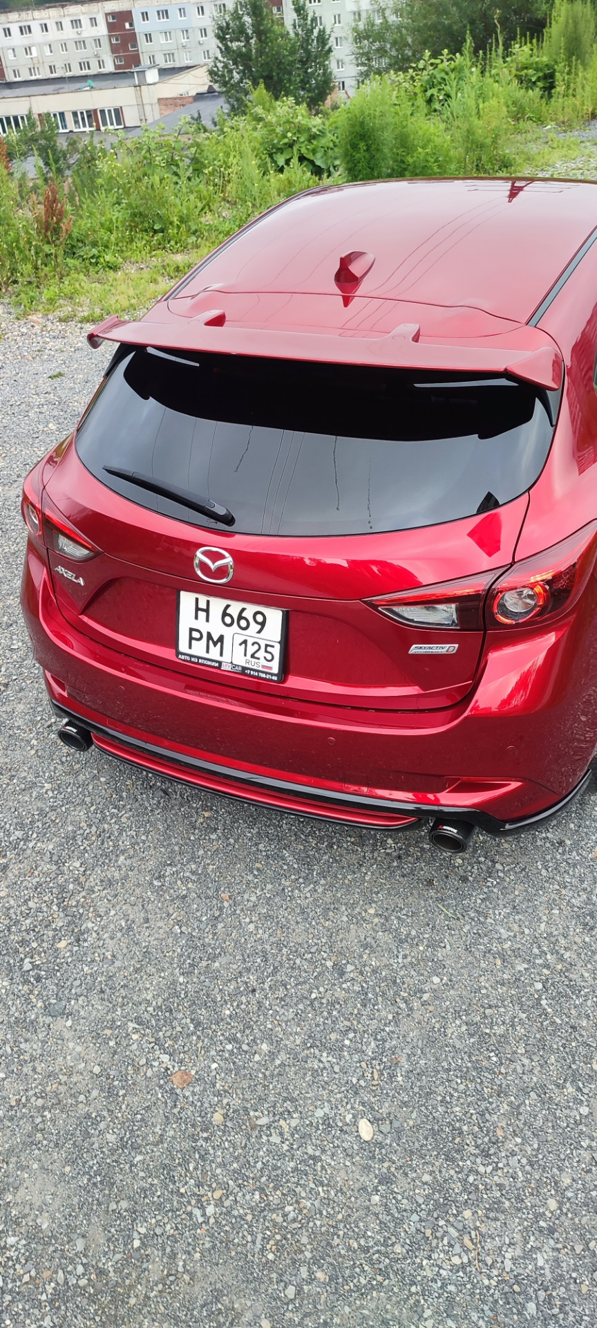 Раздвоенный выхлоп + вторая мазда в семье — Mazda Axela (3G), 1,5 л ...