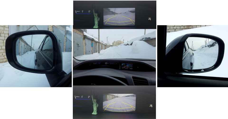 С водительского места все. — Honda Civic 4D (9G). Запчасти на фото: GO820