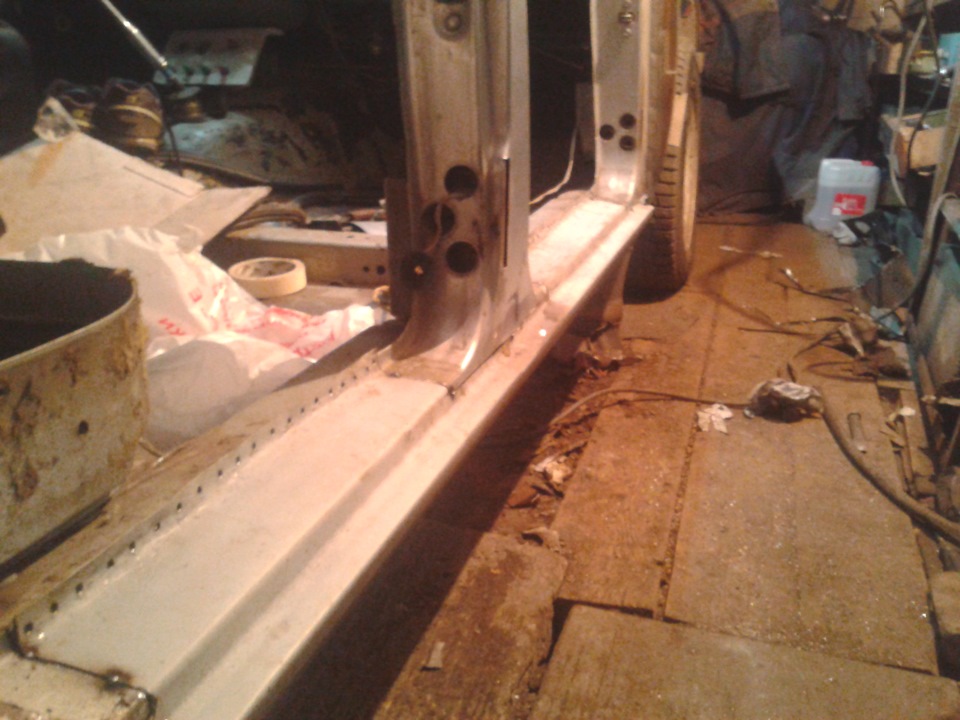 Замена порогов — ГАЗ 3110, 2,3 л, 1998 года | кузовной ремонт | DRIVE2