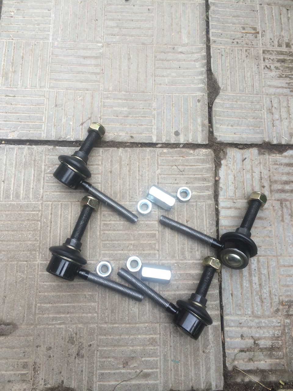 Самодельные стойки стабилизатора — Chevrolet TrailBlazer (1G), 4,2 л ...