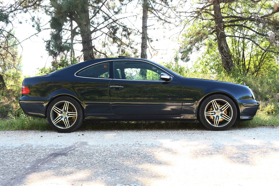 Полировка кузова 3М пастой — Mercedes-Benz CLK (W208), 2,3 л, 2000 года ...