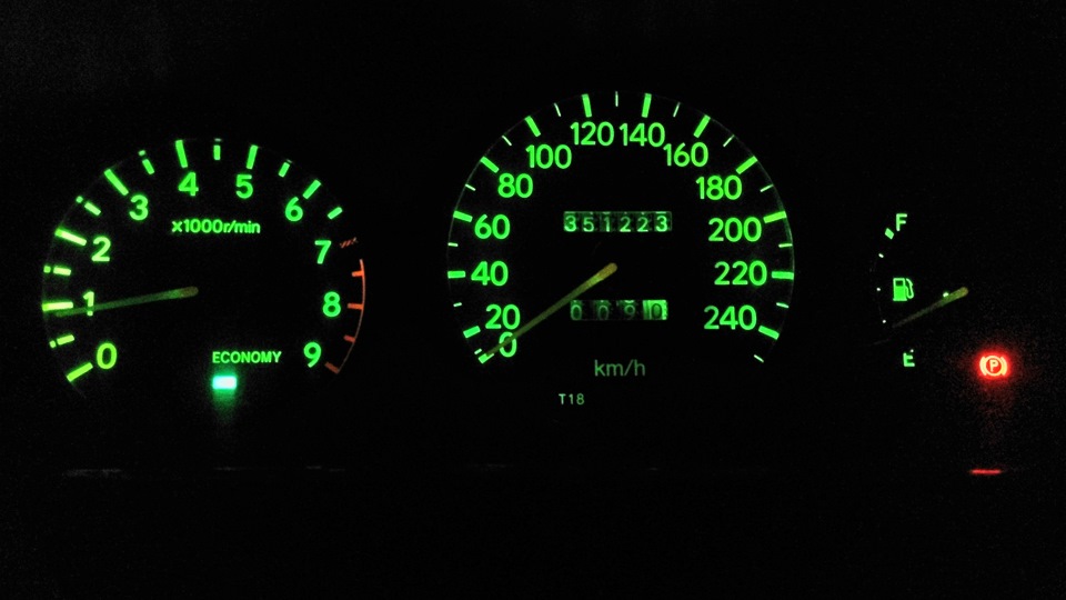 Подсветка панели приборов — Toyota Carina E, 2 л, 1993 года | своими ...