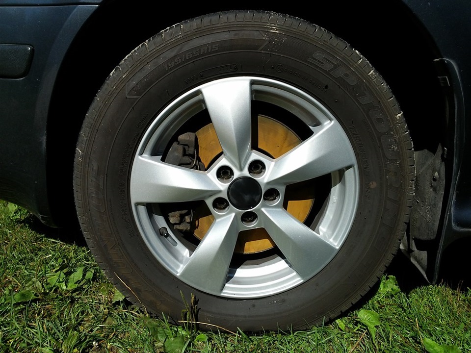 Диски на машине — Skoda Octavia A4 Mk1, 1,8 л, 2008 года | колёсные ...