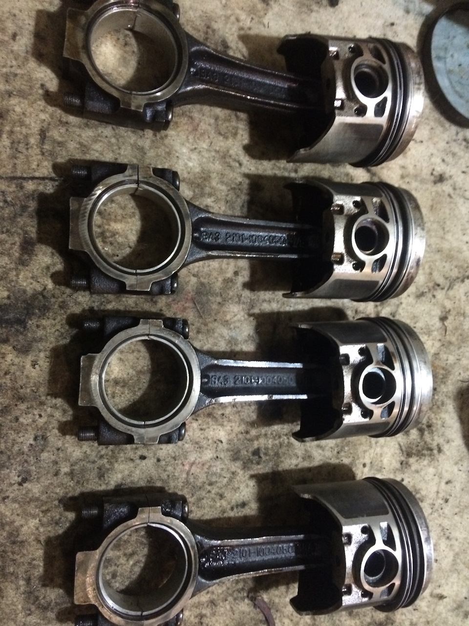 Ремонт ШПГ. Покраска блока двигателя. — Lada 21021, 1,2 л, 1982 года ...