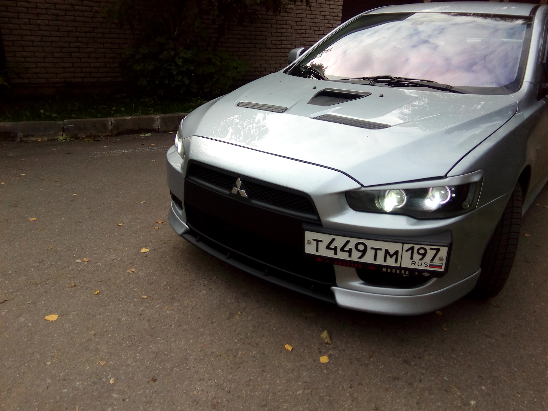 Прикупил оплетку на руль — Mitsubishi Lancer X, 2,4 л, 2008 года ...