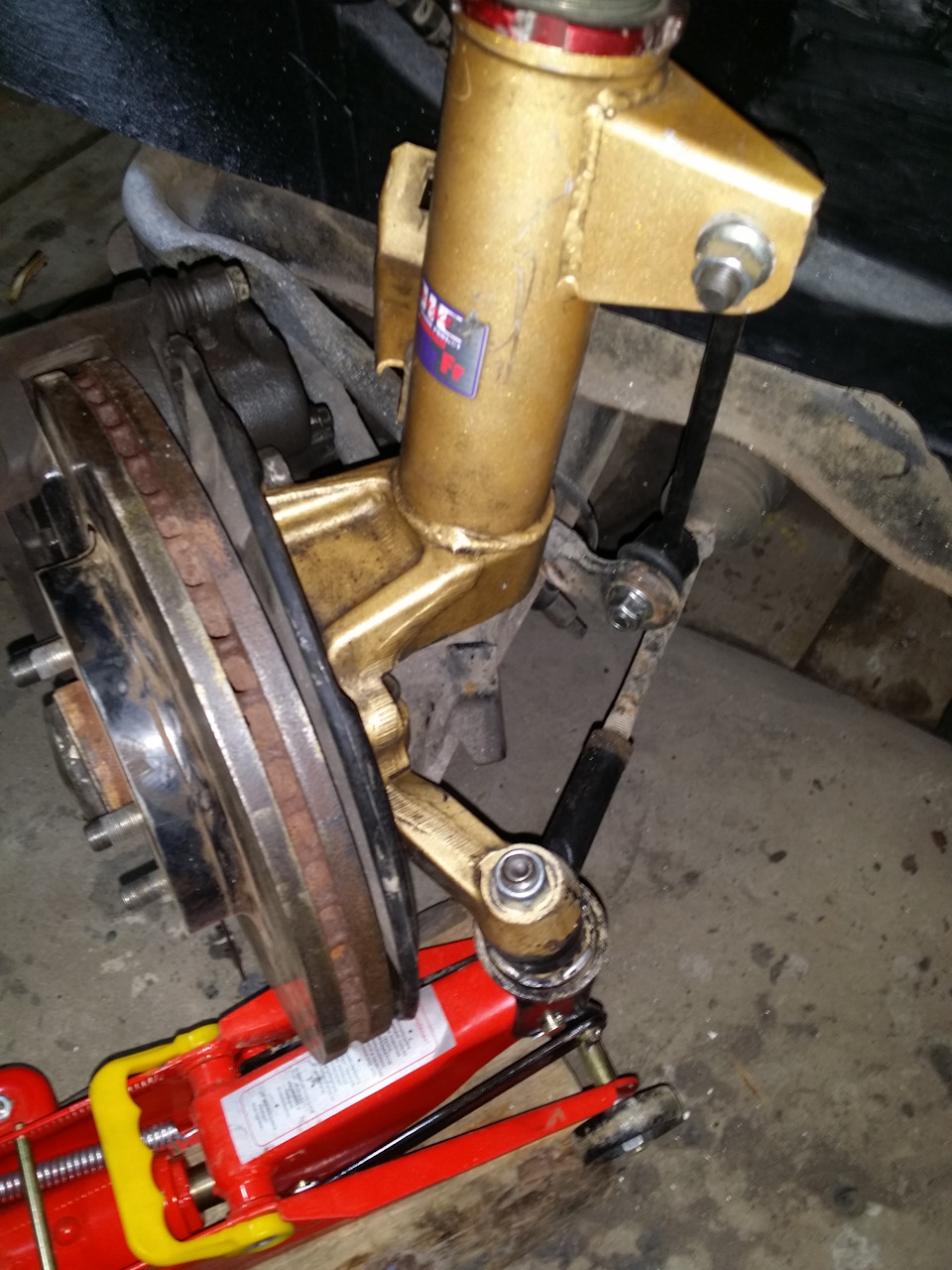 Сборка передней ходовой (наконечники, линки, стойки, суппорта и тд ...