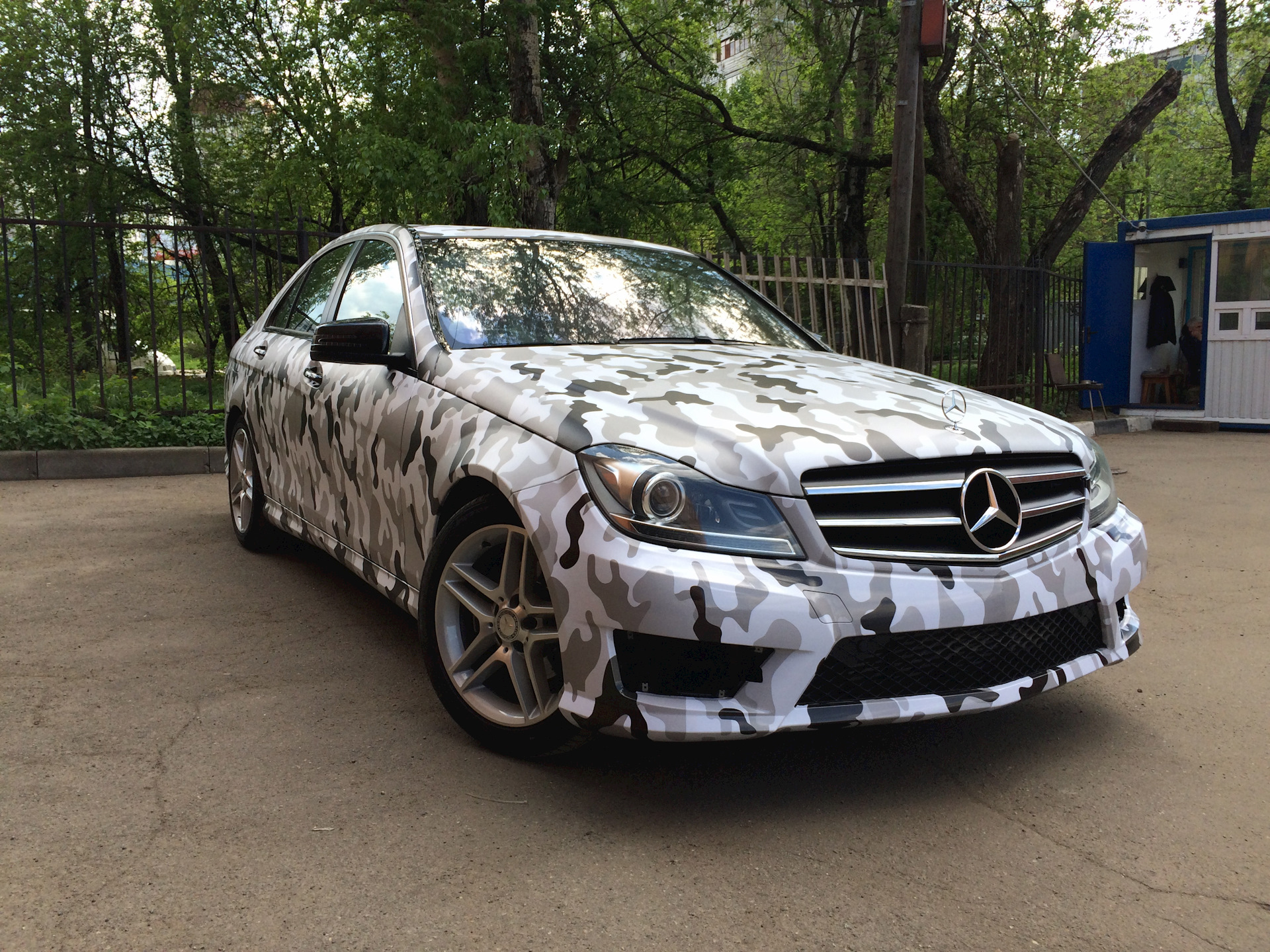 C63 AMG w204 камуфляж